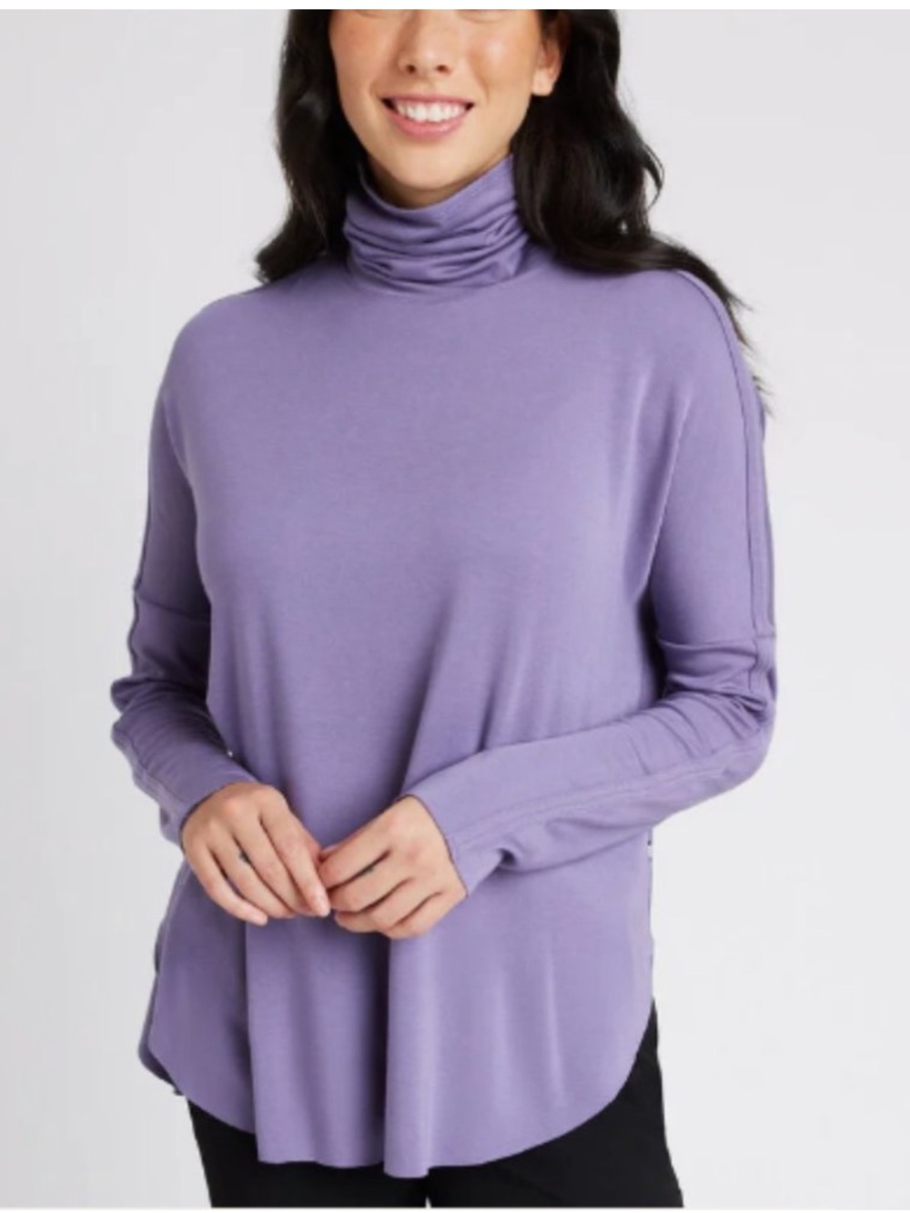 NWT Kit And Ace Burrow Turtleneck Oversized Fit Dusk Size Large